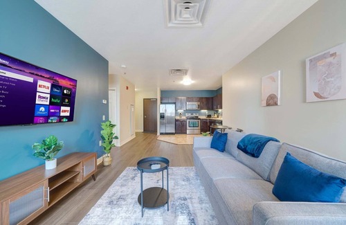 Pittsburgh Apartment | Vibrant Luxury | PRIME LOCATION | 24/7 Gym Terrace Roku WiFi