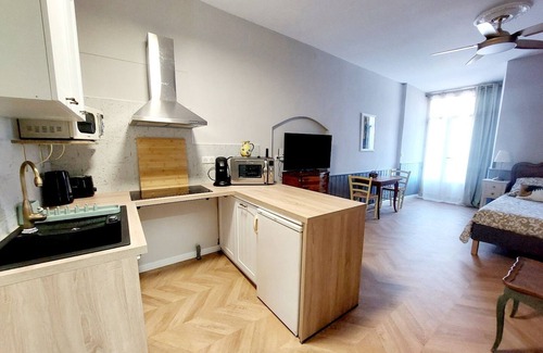 Molitg-les-Bains Apartment | Vieux Chateau Le Casteil, furnished studio in a 15th century castle fort.