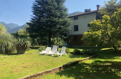 Most na Soci Villa | Vila Labod, unique villa on a superb location till 18 pers at the lake from Most na Soci.