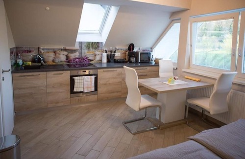 Lesce Apartment | Vila Lesce studio near Bled with heated outdoor pool