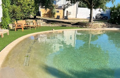Saint-Maximin House | Villa - 10 pax- Uzès - view incredible- swimming pool Lagon - air conditionning