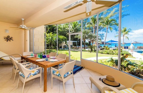 Seven Mile Beach Villa | Villa 2, Ground floor, 3 bedroom, 3 bathroom, oceanfront, fully equipped.