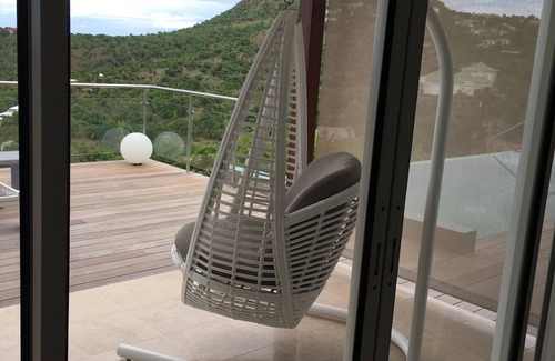 Morne de Depoudre Villa | VILLA ALICE SEA VIEW ON THE BAY OF ST JEAN AND THE AIRPORT BEACHES AND TRADE