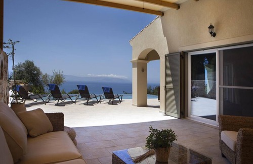 Skala Villa | Villa Asteri - Secluded Location, Panoramic Sea Views, Infinity Pool.