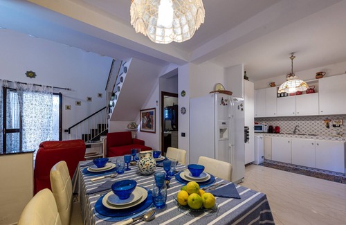 Mazzaforno Villa | Villa "Azzurra" with Sea View, Private Terrace & A/C