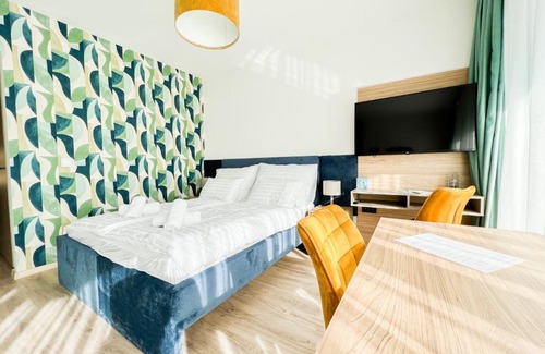 Siofok Aranypart Apartment | Villa Bauhaus Wellness Apartments 207 - PetitePlage