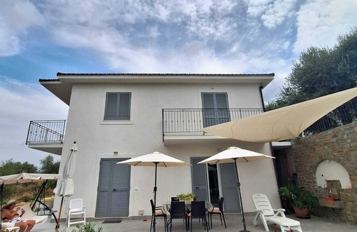 Perdifumo Villa | Villa between olive groves and the sea