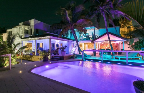 Maho Villa | VILLA BLUE LAGOON SXM ~ Ibiza Style in the Caribbean