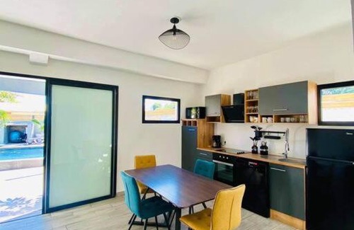 Saint-Pierre House | Villa Bois de couleur Piscine et Toit Terrasse