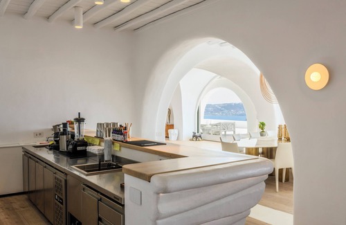 Tourlos Villa | Villa Breeze, a Top Luxury Villa with superb sunset views in Agia Sofia, Mykonos