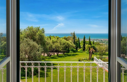 Corsanico Villa | Villa Cà ai Venti, sea view, pool, and park on the hills of Viareggio