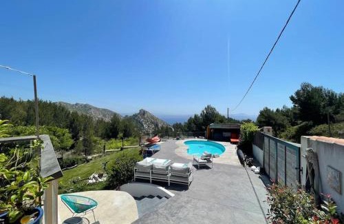 Niolon Villa | Villa Caiou/vue Mer/Piscine/Jardin