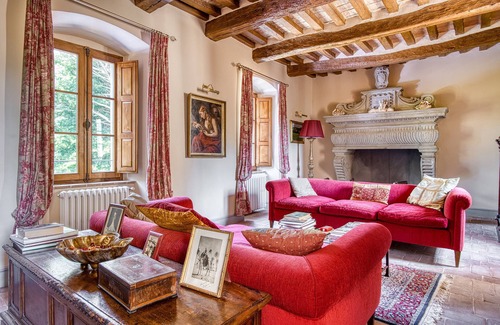 Monteluiano Villa | Villa 'Castello Di Magrano' with Private Pool, Private Terrace and Wi-Fi
