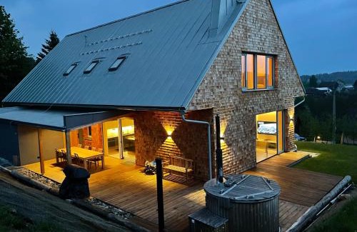 Roprachtice Villa | Villa Chalet Bledule-wellness & sauna