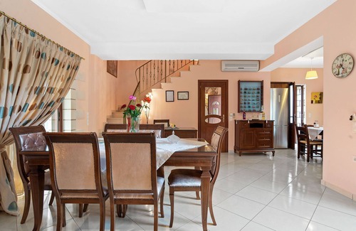 Makhairoi Villa | Villa Chryssa, stone villa with private pool in Neo Chorio village, Chania Crete