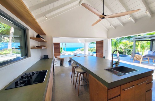 Petit Cul De Sac Beach Villa | Villa Coco Rock | Ocean View - Located in Fabulous Petit Cul de Sac with Private Pool