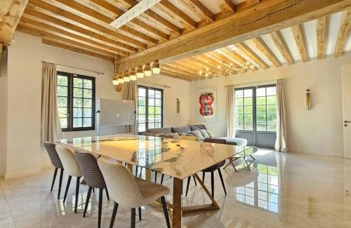 Benerville-sur-Mer Villa | Villa d'exception, 5 chambres, 20m plage, spa.