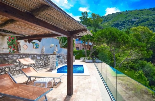 Termini Villa | Villa Elvira with sea views and pool