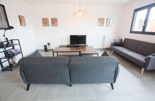 Bretteville-sur-Ay Villa | Villa en bord de mer SPA/Sauna (N)