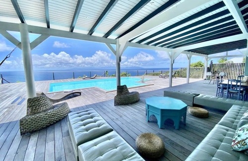 Grand-Bourg Villa | Villa Horizon, offering an incredible view, ideal for 8 people