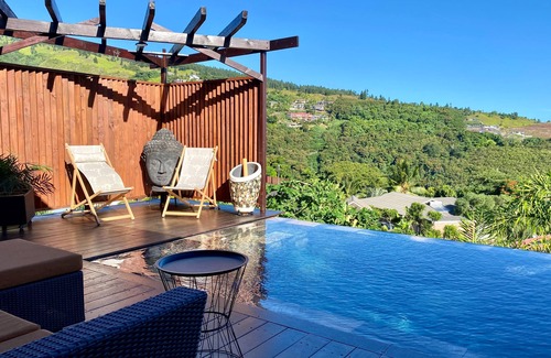 Punaauia Villa | Villa Kauiki - Charmante/unique Villa Balinaise
