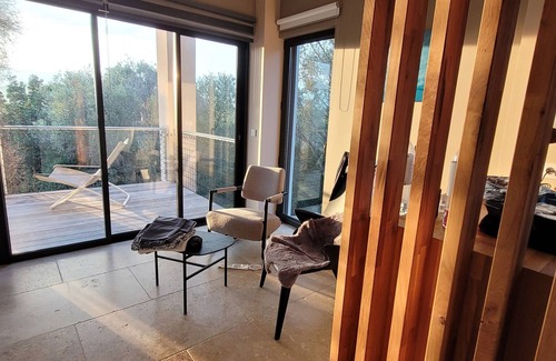 Pinarellu House | Villa Libecciu, exceptional view of the sea, beach at 150m, Porto Vecchio