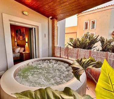 Skotino Apartment | Villa Myrtios with Private Pool & Jacuzzi