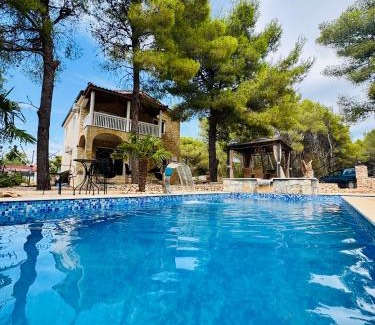 Cove Osibova (Milna) Villa | Villa Paradisio Ruheoase - Pool - Klima - Küche - Parken