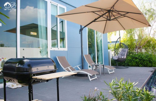 Cha-am Villa | villa private pool and jacuzzi, 5 min from the beach!