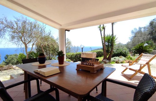 Marina di Novaglie Villa | Villa Resta - Ampio Giardino E Splendida Vista Mare