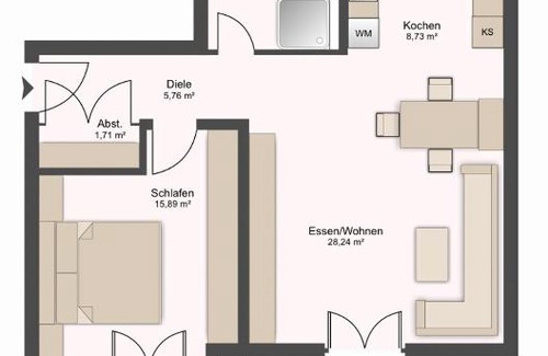 Hoyren Apartment | Villa Rosenhof (2 Personen +)
