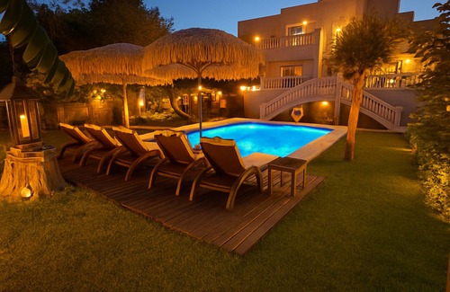 Filerimos Villa | Villa Small Paradise with private pool , Jacuzzi , BBQ ,garden and privacy