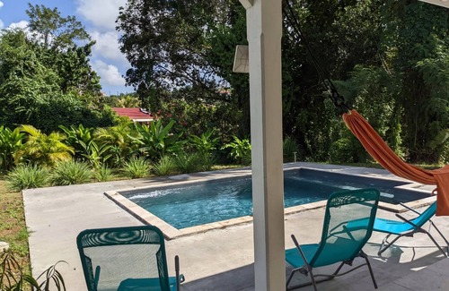 Riviere-Salee Villa | Villa south of Martinique with salt spa pool