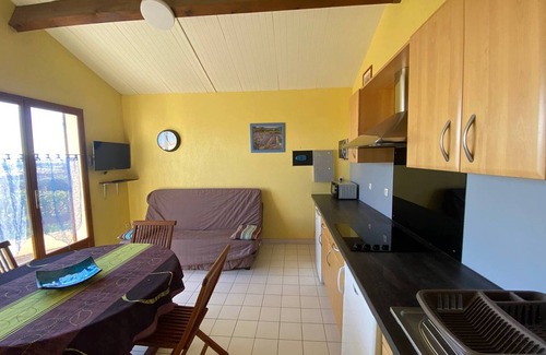 Leucate Villa | Villa T2+Mezzanine, 6 pers, beach, parking, Port Leucate