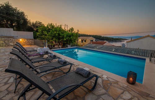 Gaios House | Villa The Antonis: Stunning sea views, A/C, in Gaios Paxos