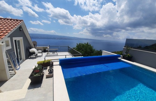 Stanici Villa | Villa with pool and beautiful sea views