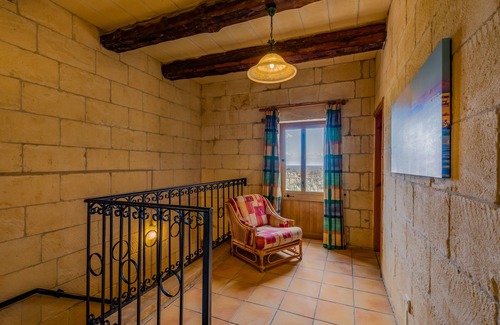 Xaghra Villa | Villa with pool sea & valley views