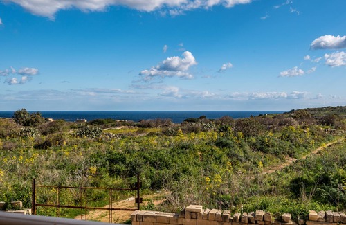 Xaghra Villa | Villa with pool sea & valley views