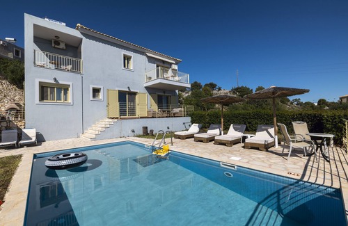 Skala Villa | Villa With Private,Heated Swimming Pool And Breathtaking Sea Views