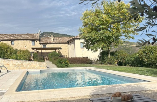 Force Villa | Villa with stunning views of the hills and private pool.