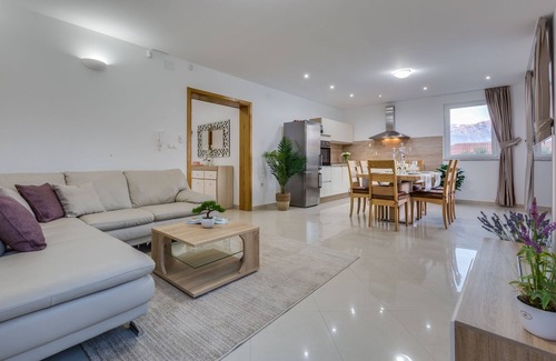 Razanac Villa | Villa Zlatni dvori near the beach, summer kitchen, pool, 5 bedrooms, luxury