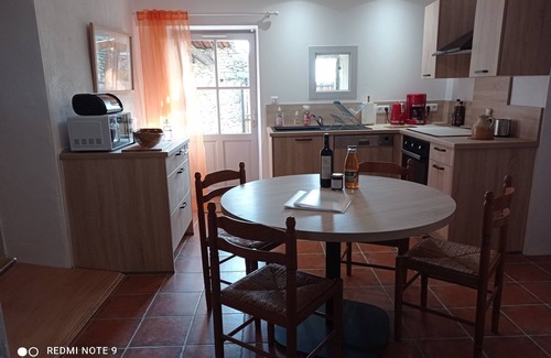 Lussan House | Village house, in local stone - in a listed village, quiet with courtyard.
