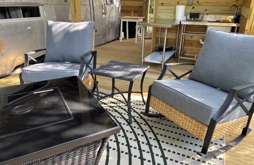 Mineral Wells House | Vintage Airstream Retreat