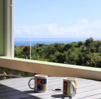 Puntas Apartment | Vista del Mar terrace with pool table and views