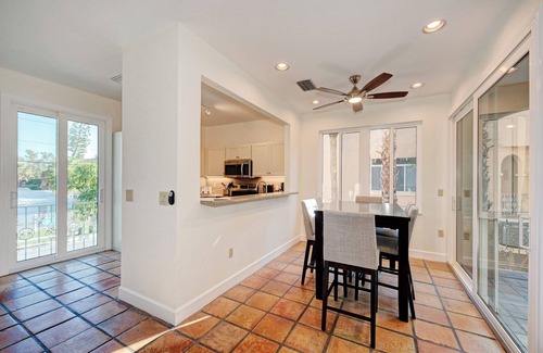 Siesta Key Village House | Vitamin Sea |Dog-friendly Spanish-style Townhome, Steps to SK Beach & Village