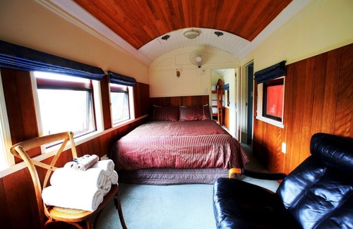 Waitomo Caves House | Waitomo Express - 1918 Train Carriage Change listing Preview listing