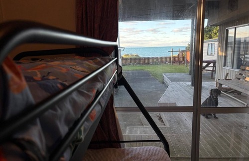 Castlepoint House | Waiwhare On The Beach (beachfront property with direct beach access)