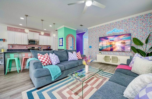 Villages of Crystal Beach House | Walk2Beach | Golf Cart | Arcades | Dog Friendly | Stocked Kitchen