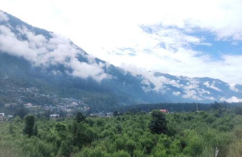 Old Manali Hotel | Wander Nest Manali Luxurious rooms with mountain peaks and waterfall view