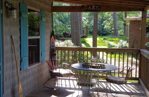 Milledgeville Cabin | 💦🏡⚓ Waterfont, Rustic, Cabin with Kayak Access- in Perfect Location!